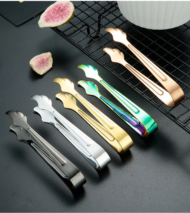 304 stainless steel ice clip thickened food clip kitchen clip U-shaped ...