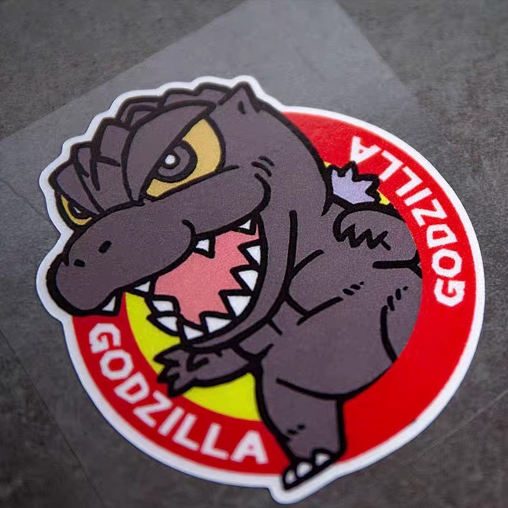 JDM Little Monster Anime Cartoon Waterproof Car Stickers Godzilla ...
