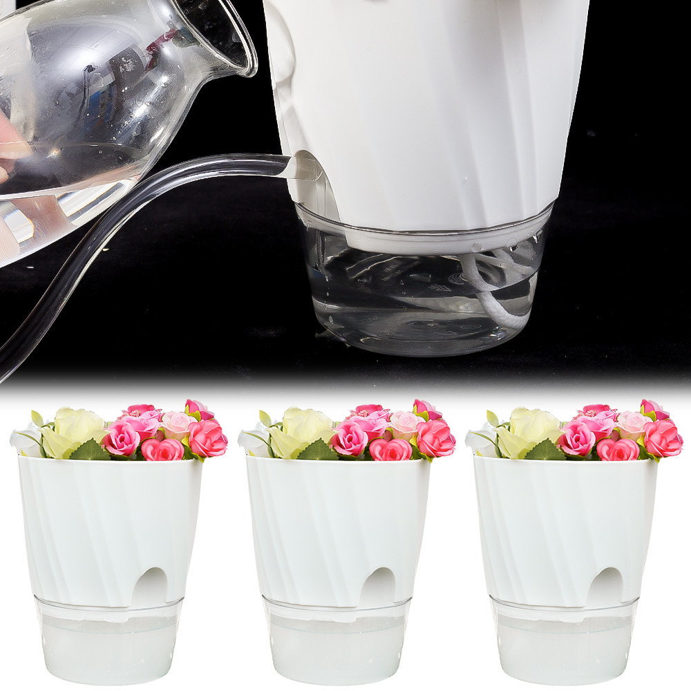 Lazy Self-watering Flowerpot - Hydroponic Flowerpot - Potted Watering ...