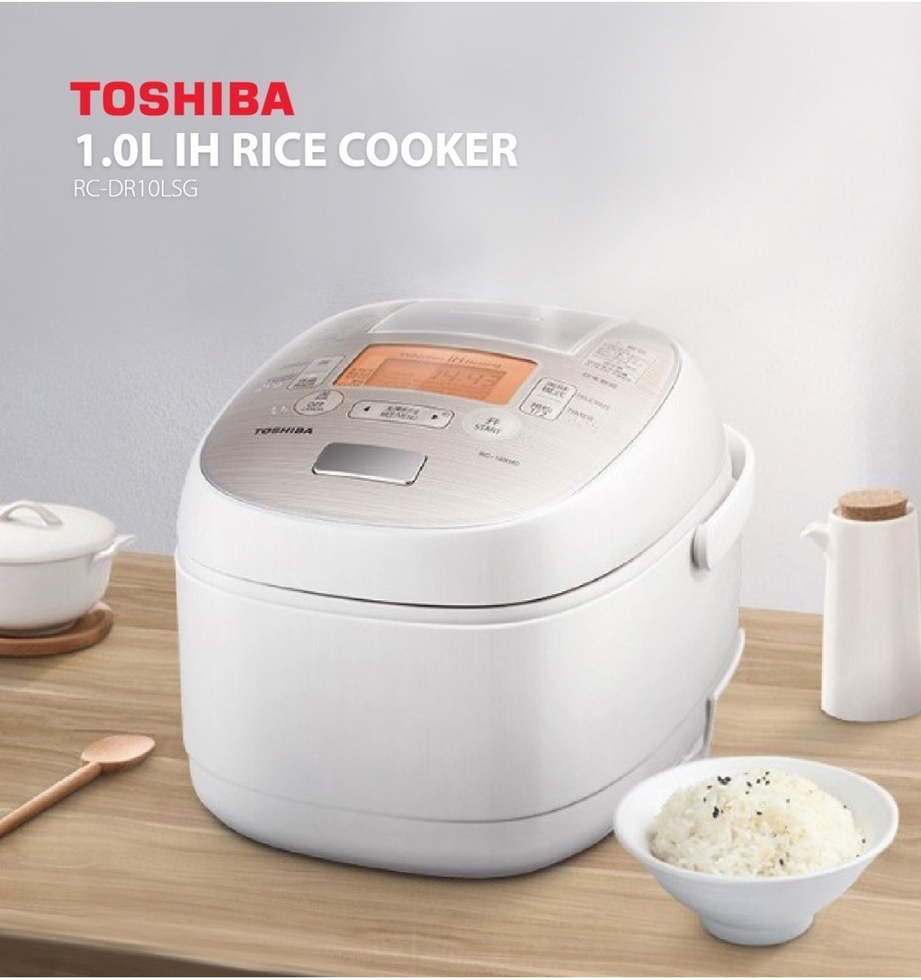 Toshiba RC-DR10LSG White 5mm Thick Non-Stick Inner Pot IH Rice