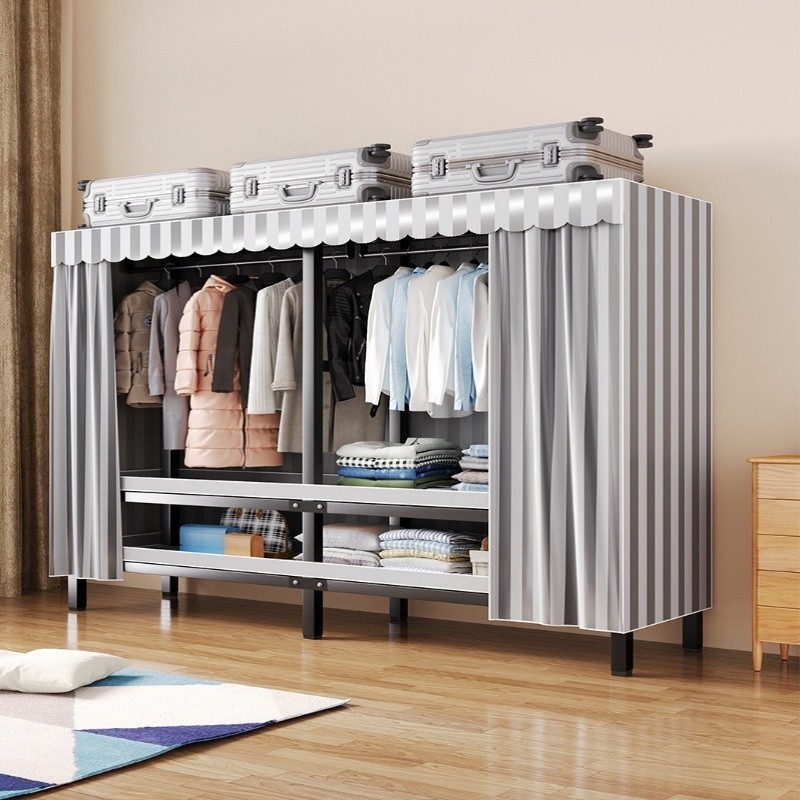 Wardrobe Organiser Sturdy Durable Foldable Thick Steel Bedroom ...