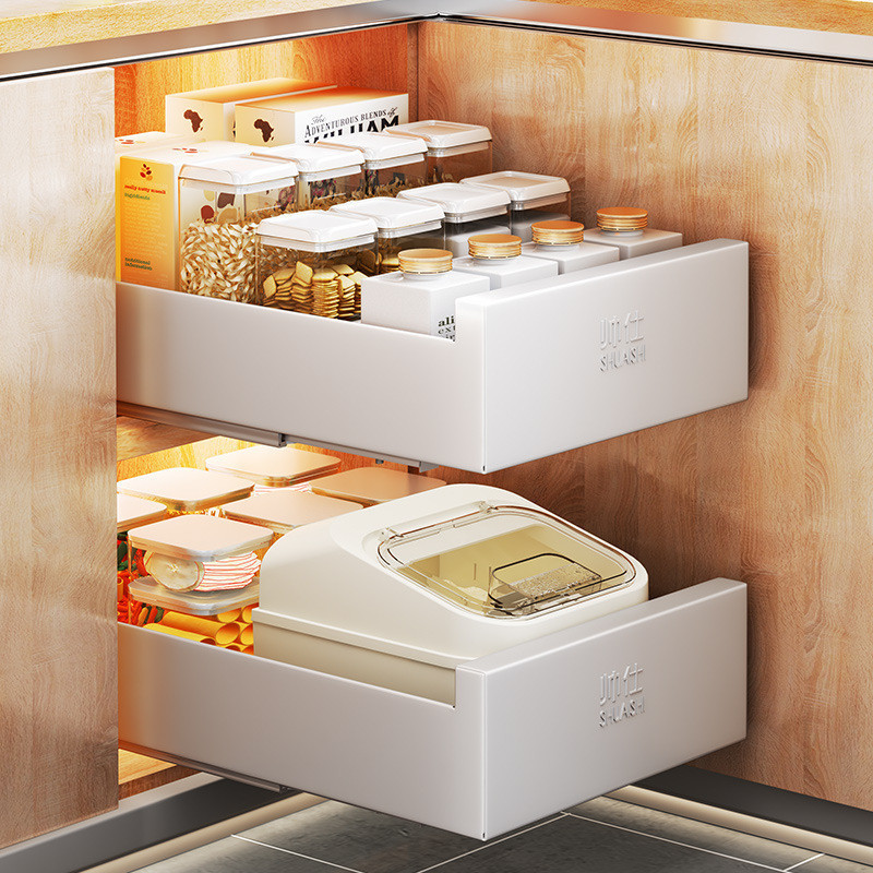 Kitchen Drawers, Sliding Rails, Sliding Storage Racks