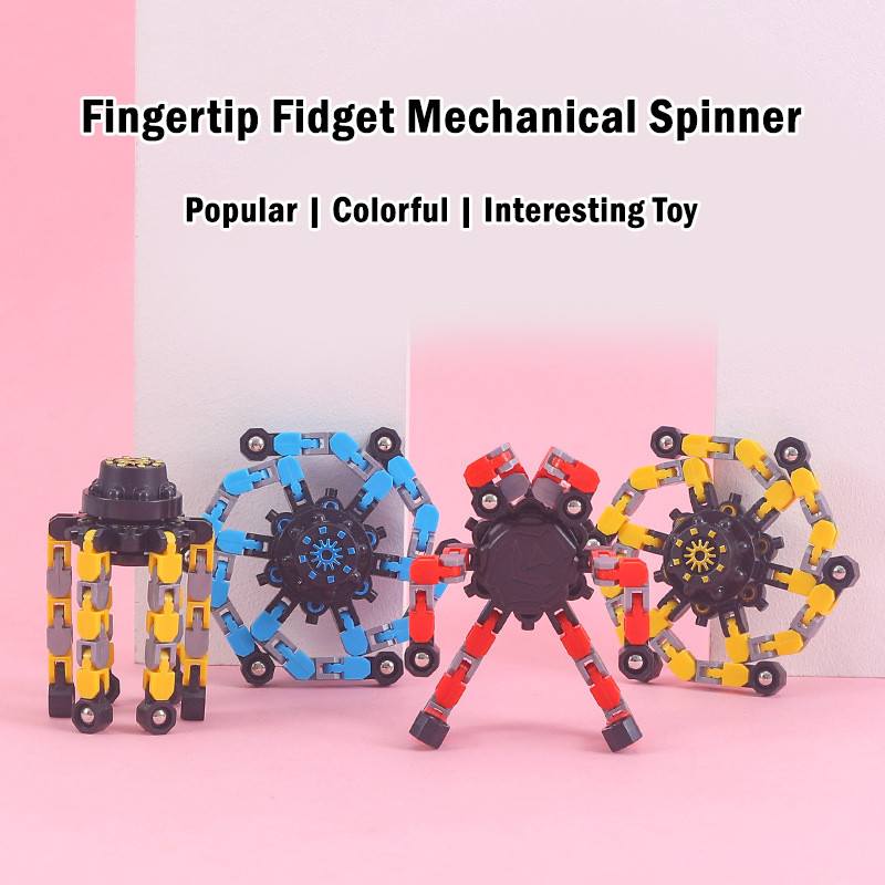 Finger Mechanical Spinner | Fingertip Fidget Toy | Goodie Bag Mini Toy ...