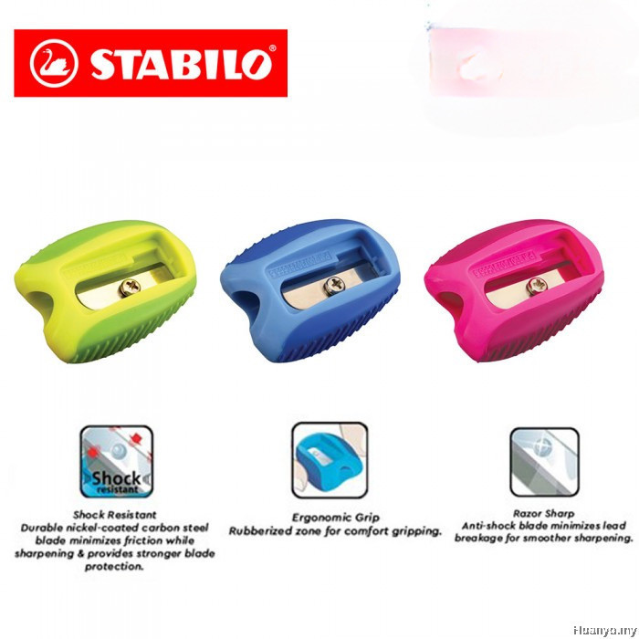 Stabilo X Shock Pencil Sharpener 4521 Sharpener For Normal Pencil Color ...