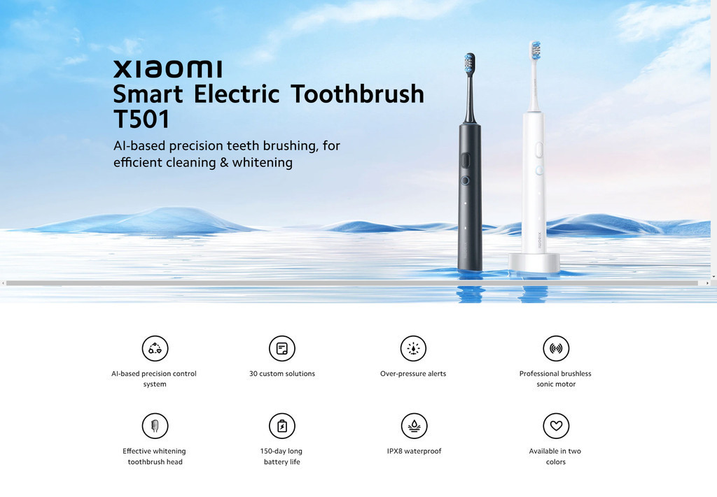 Xiaomi Smart Electric Toothbrush T501 | Shopee Singapore