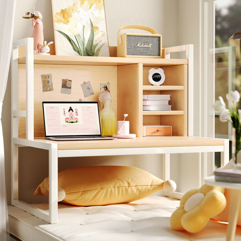 Desk Student Desk Computer Bed Desk Bookshelf Integrated Desk Dormitory ...