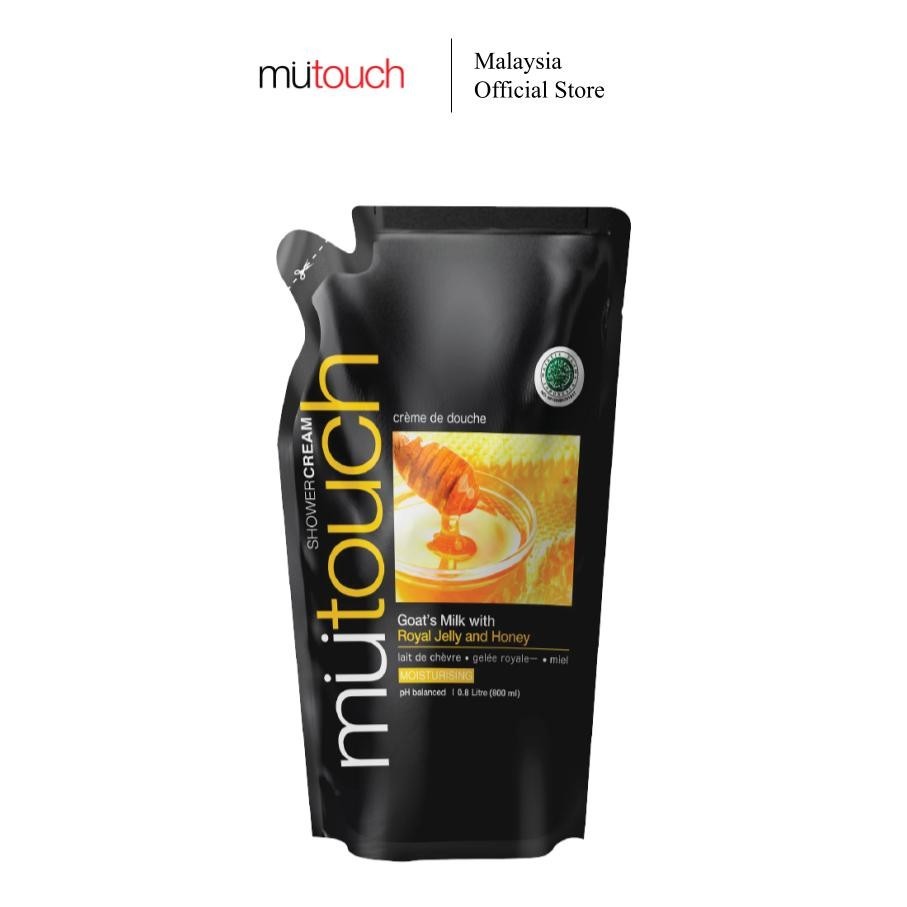 MUTOUCH Goat's Milk Shower Cream with Royal Jelly and Honey 800ml ...