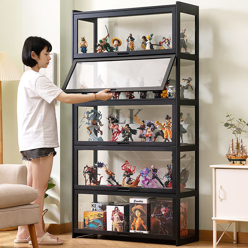 Display Cabinet Acrylic Glass Display Model Toy Cabinet Shelf (LK ...