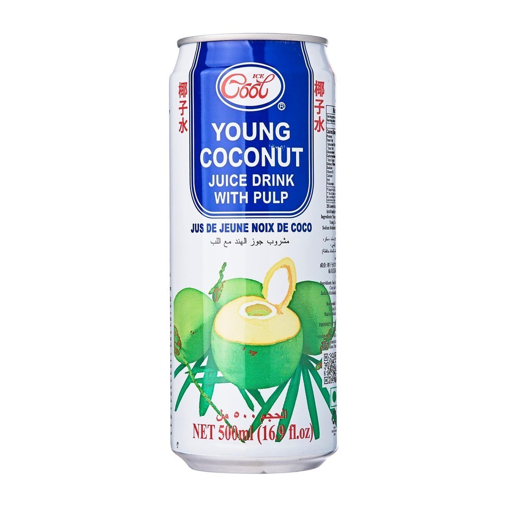 ICE COOL Coconut 500ML X 24 (CAN) | Shopee Singapore