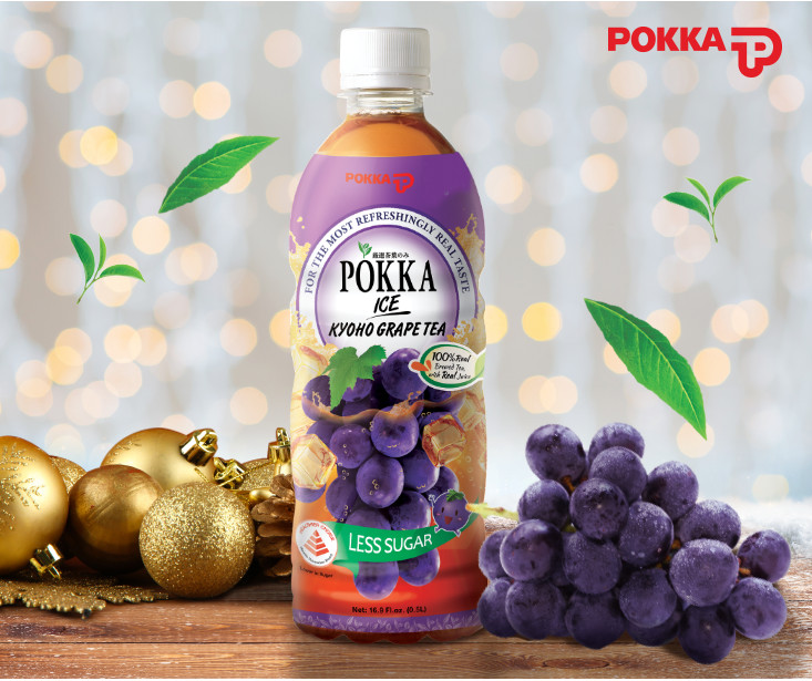 POKKA Grape Tea 250ML X 24 (TETRA) | Shopee Singapore