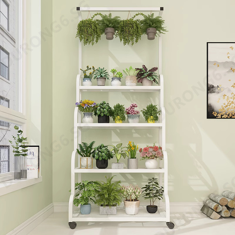 Plant Rack Multi Layer Plant Stand Iron Flower Rack Floor Standing ...