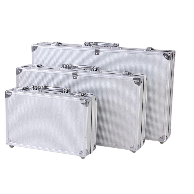 Aluminum Alloy Carry Case Toolbox Instrument Equipment File Storage Box ...