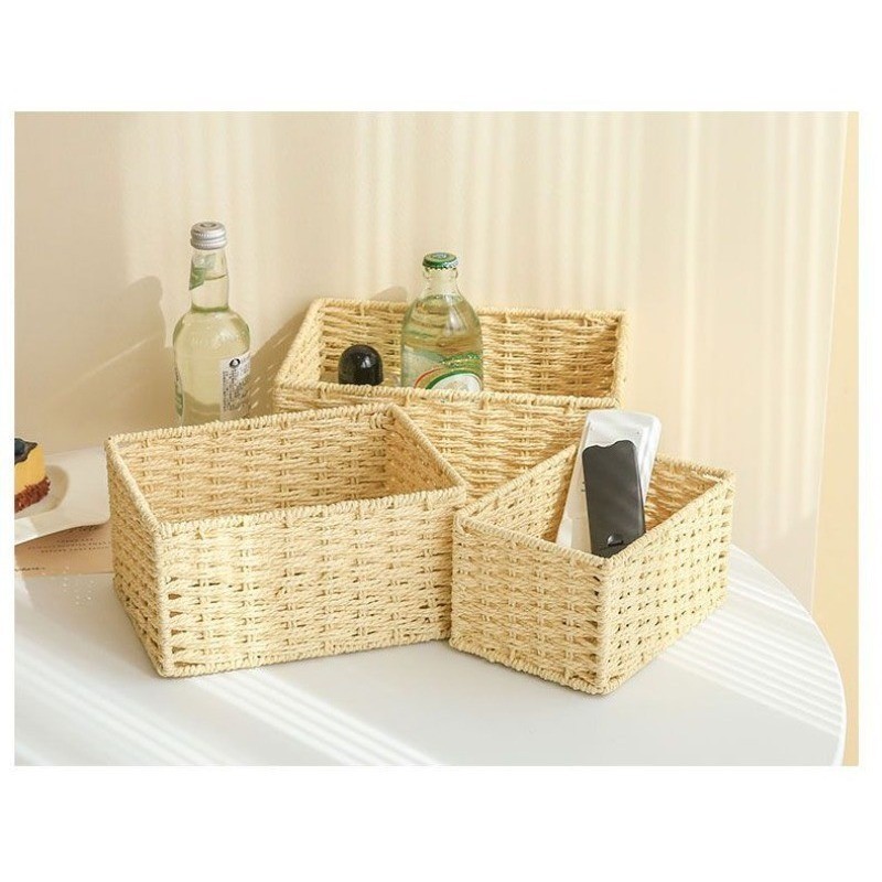 Desktop Storage Basket Storage Box Dormitory Office Desk Surface Panel ...