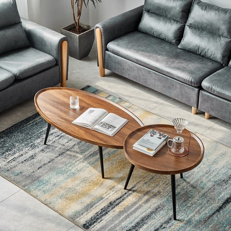 Light Luxury Coffee Table Simple Modern Sofa Side Table Household ...