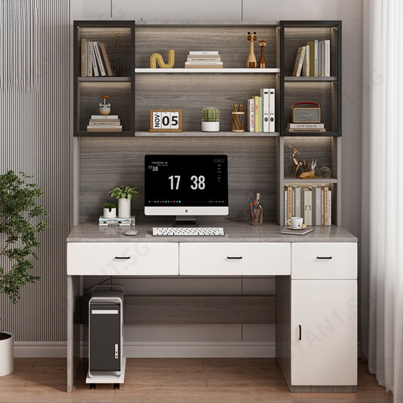 Solid Wood Table Bedroom Computer Desk Study Desk Writing Desk | Shopee ...