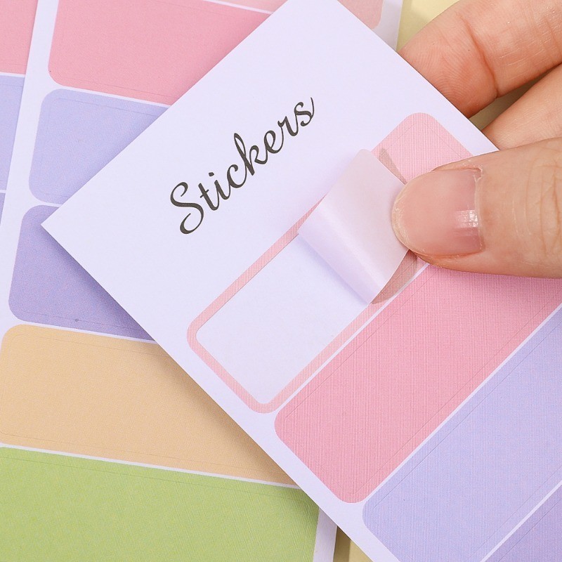 5/10 Sheets Colorful Name Label Stickers For Food Containers File ...