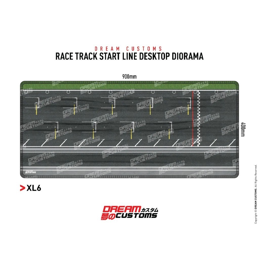 [SG READY-STOCKS] Dream Customs Race Track Start Line XL Desktop ...
