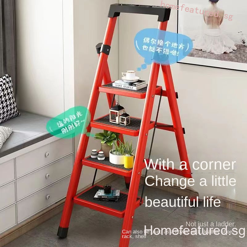 Foldable Step Ladder Platform Lift Multifunctional Large Pedal 3/4/5/6 ...