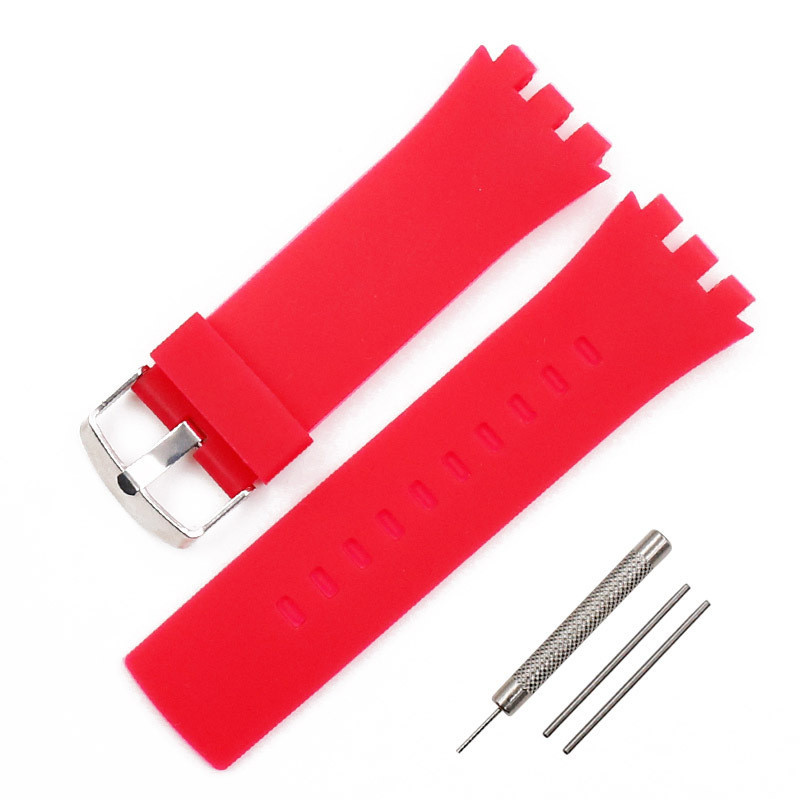 Colorful Silicone Watch Strap for SWATCH TOUCH SURB100 SURW100 Watch Band 22mm Watchbands Men Women Rubber Plastic Resin Bracelet Sport Waterproof Shopee Singapore