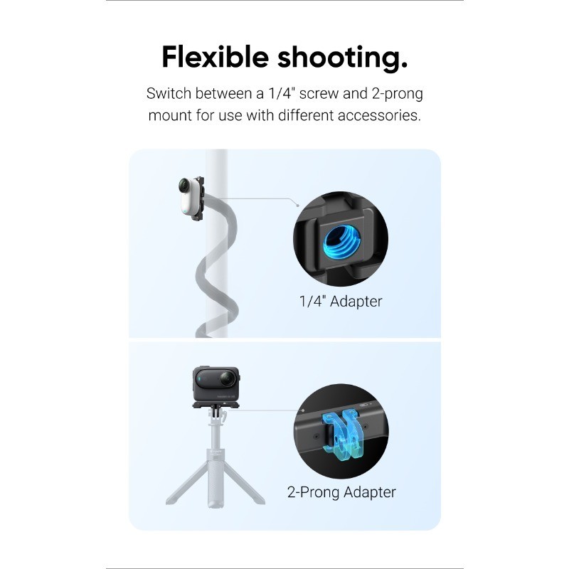 【Original New】Insta360 GO 3/GO 3S Quick Release Mount, Action Camera ...