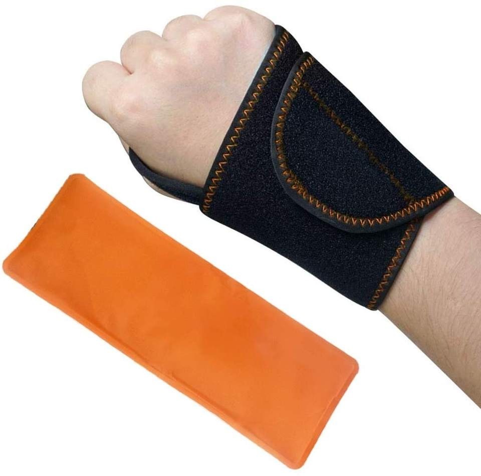 Wrist Support Hand Hot Cold Gel Pack Mitten Reusable Ice pack for ...