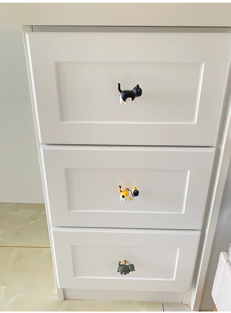 Cute Closet Handle Pastel Colored Ball Drawer Pulls Round Ball Design ...