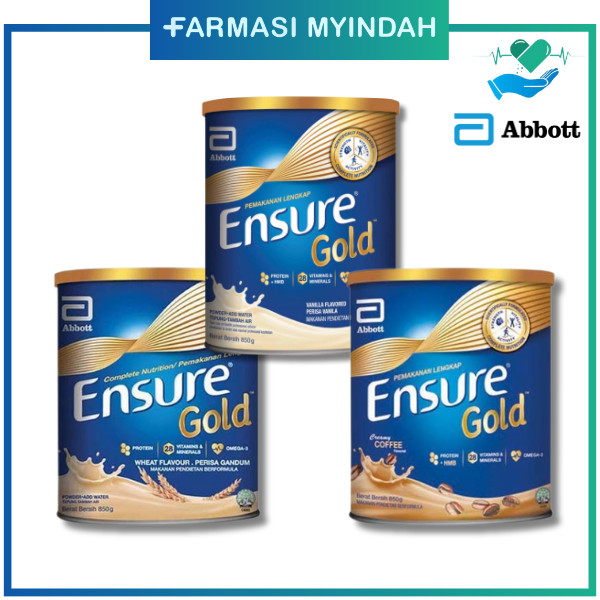 Abbott Ensure Gold (Vanilla / Coffee / Wheat) 850g | Shopee Singapore