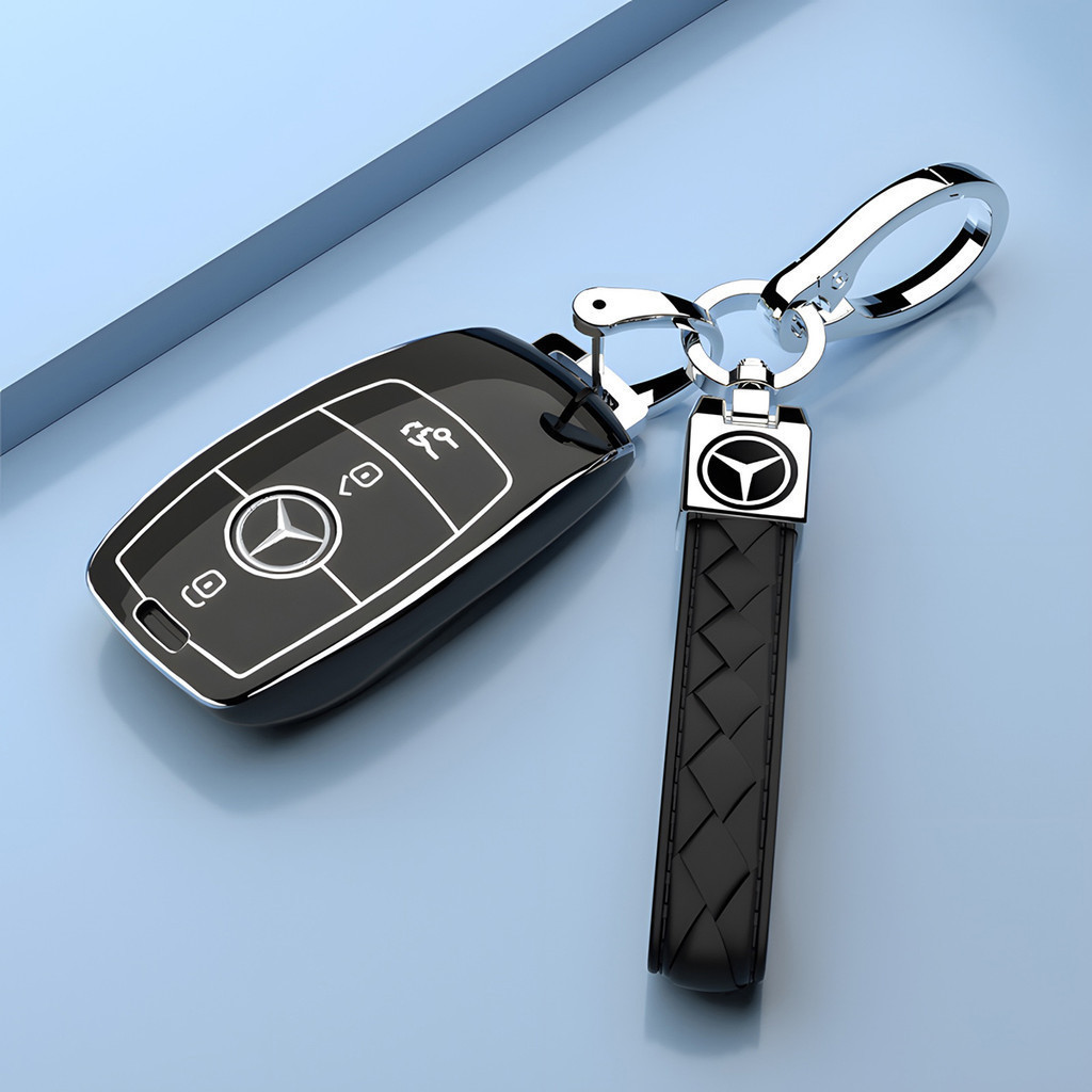 For Mercedes benz AMG GLC GLE GLA C300 GLS CLA CLS G A E-Class keychain ...