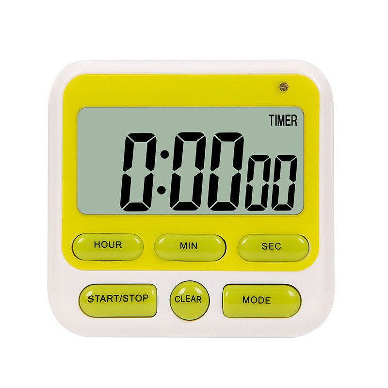 Timer with Alarm Large Screen Kitchen Timer Adjustable Alert Reminder ...
