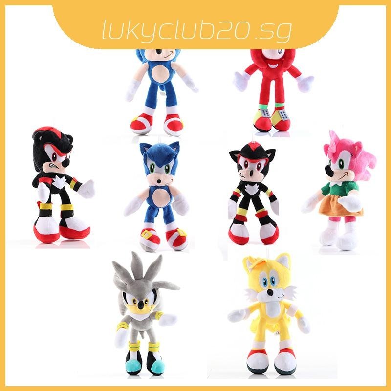 Sonic Decorative 28cm The Hedgehog Shadow Amy Rose Knuckle Tail Plush ...