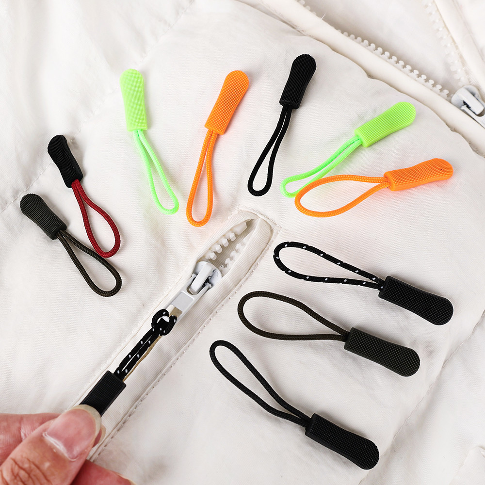 10/30/50Pcs PVC Zipper Pull Head - Zipper Pull Strap Cord - Zipper ...