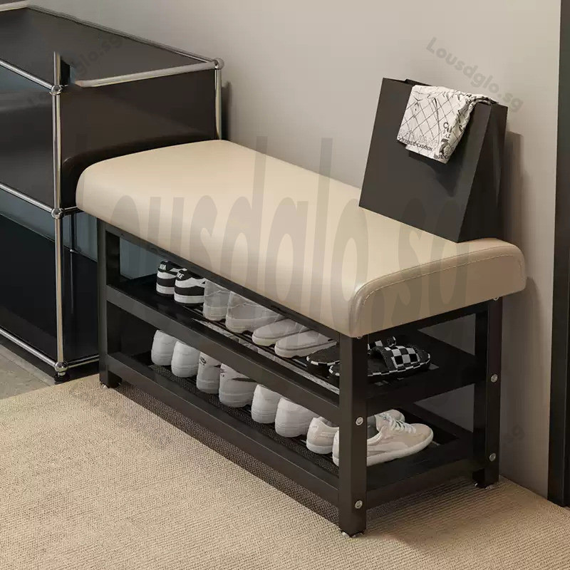 Shoe Rack Shoe Changing Bench At The Entrance/at The Door Placement ...