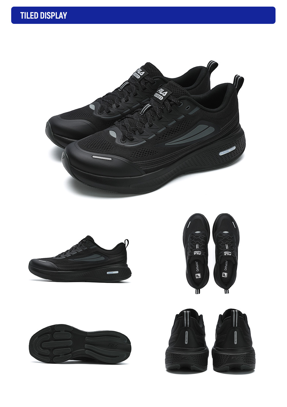 FILA CORE ATHLETICS NUVOLE 3 RUN Men Sneakers (Black / White) | Shopee ...