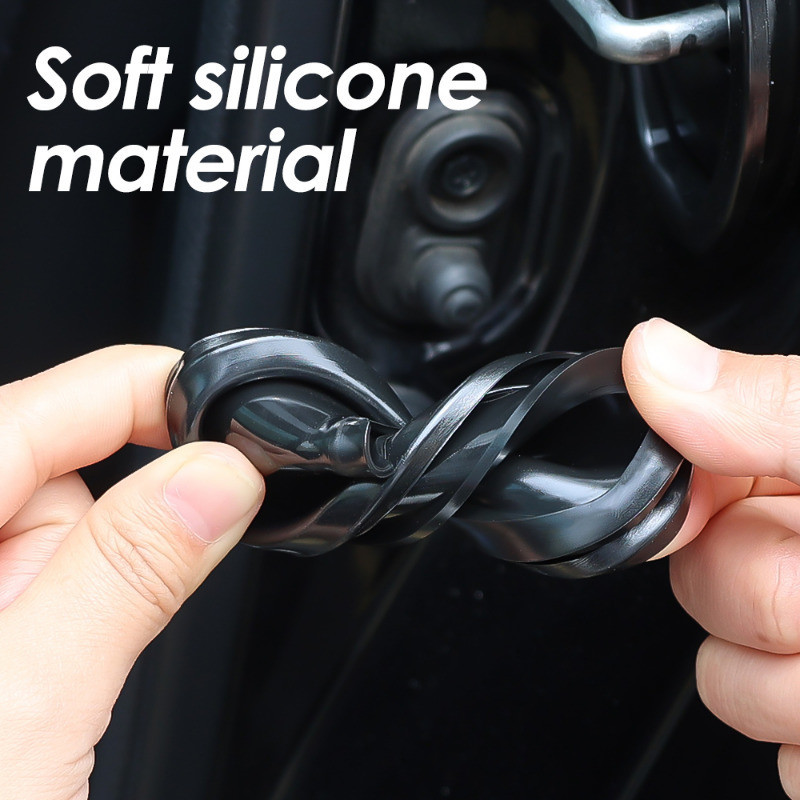 4PCS Car Door Shock-Absorbing Pad - Lock Buckle Buffer - Protective ...