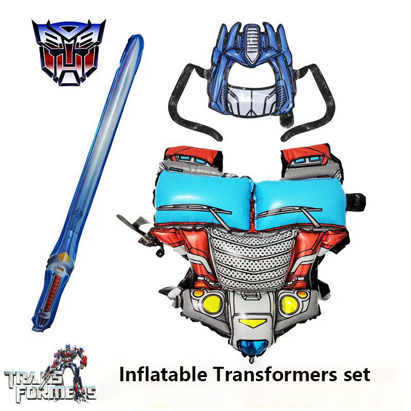 3pcs/set Transformers Armor Set Optimus Prime Armor Inflatable Balloon ...