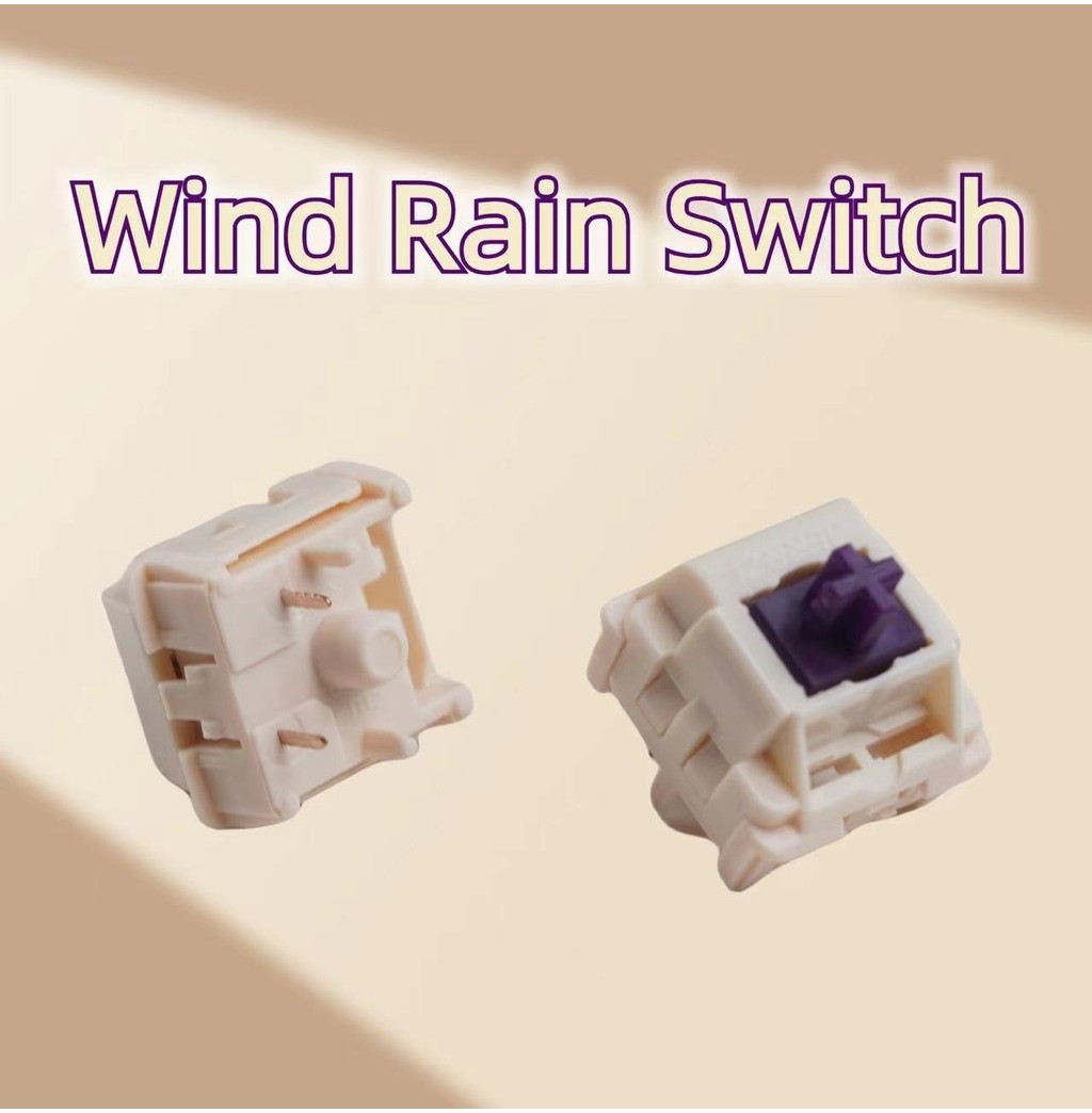 Wind Rain Linear Switches silent 5Pin Prelubed Customized Mechanical ...