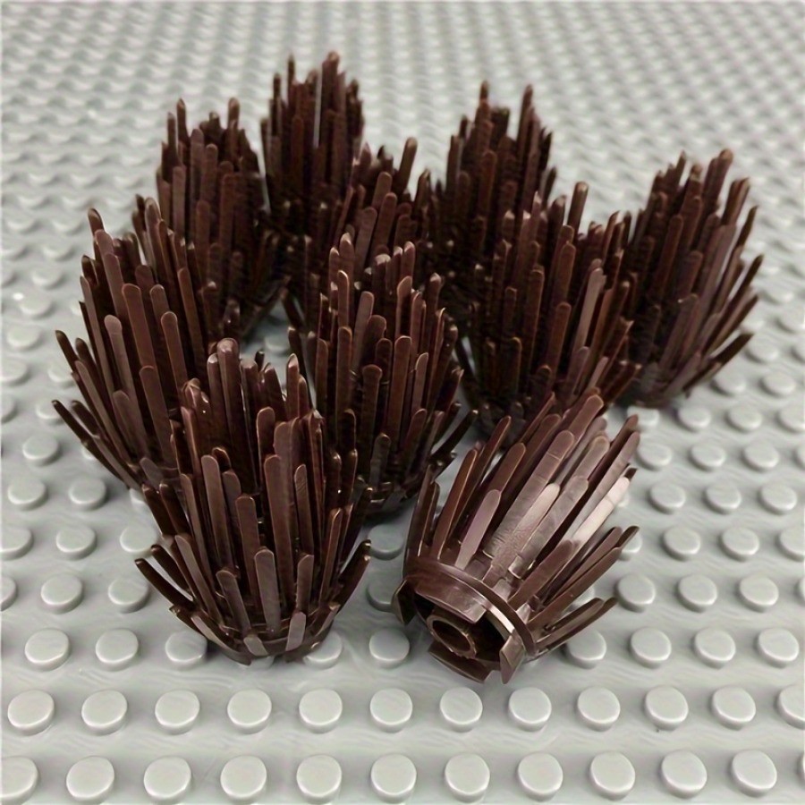 10pcs Moc Bricks 6064 Plant Prickly Bush 2x2x4 Enlighten City Street ...