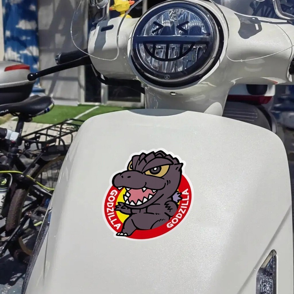 JDM Little Monster Anime Cartoon Waterproof Car Stickers Godzilla ...