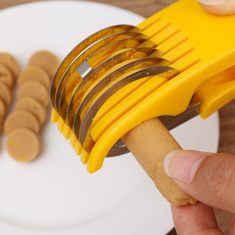 Stainless Steel Banana Slicer - Fruit Vegetable Cutting Tool - Sausage ...