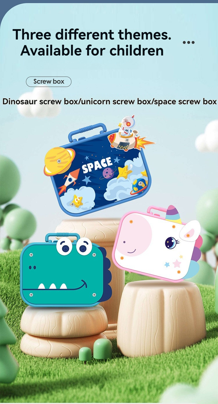 Kids DIY Electric Drill Tool Set Engineering Puzzle Toy with Screws ...