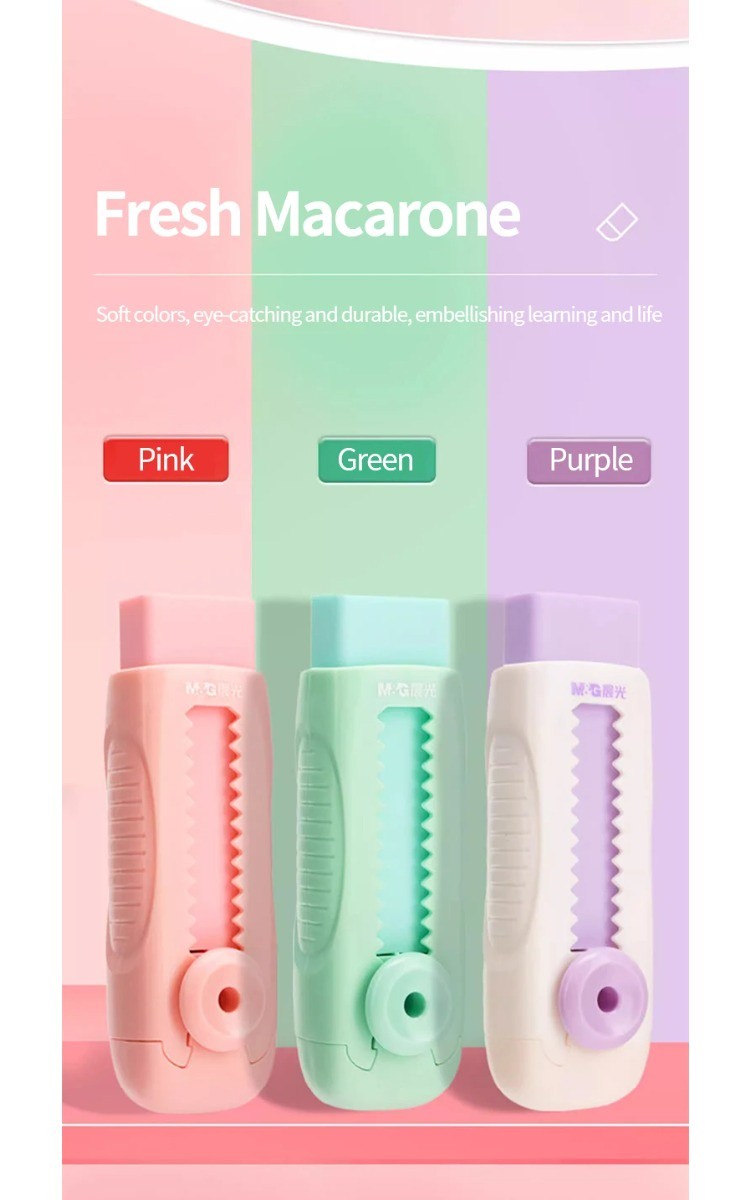 4 In 1 Push-pull Rubber Erasers Cute Pencil Eraser School Supplies ...