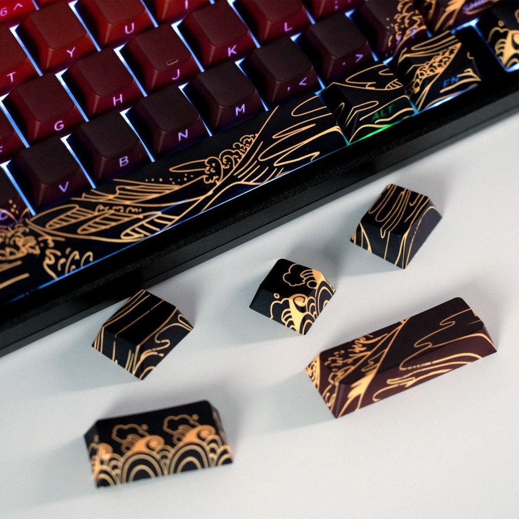 Side Engraved Keycaps Contour 2.0 Factory Height Customized PBT Keycap ...