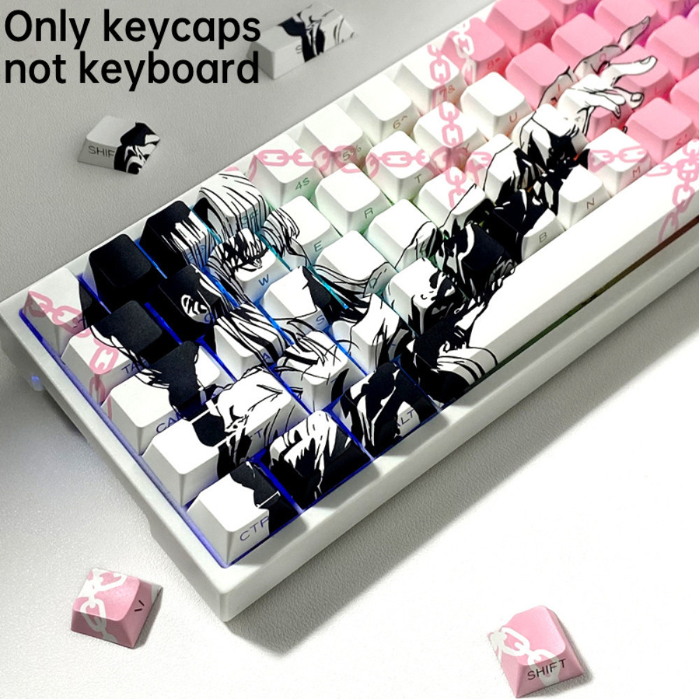 The PBT Keycap Cherry Machima Chain Lock manga Adapt To 61/63/64/67/68 ...