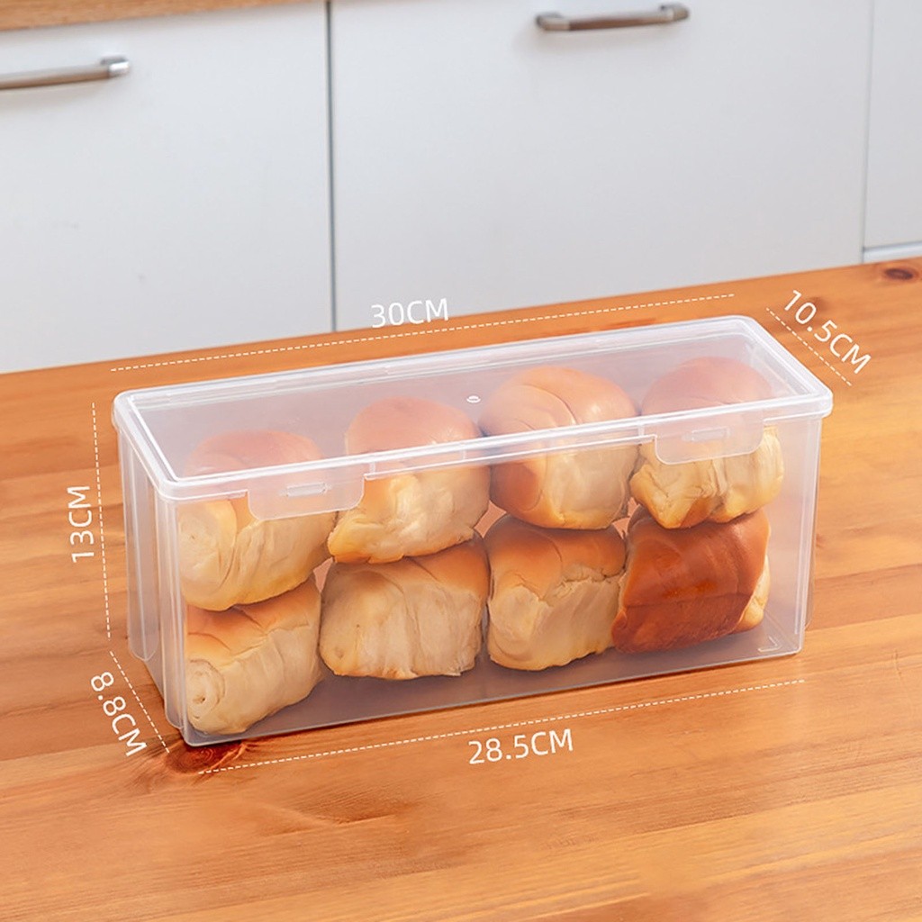 【SG STOCK】Bread Toast Storage Box Refrigerator Food Preservation Box ...