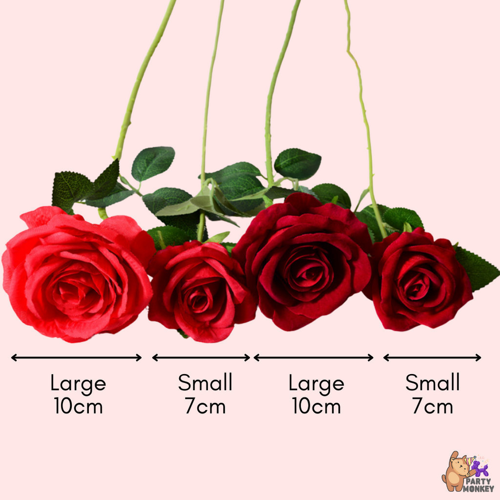 [SG Seller] Faux Rose Artificial Roses Fake Flower Decoration Floral ...