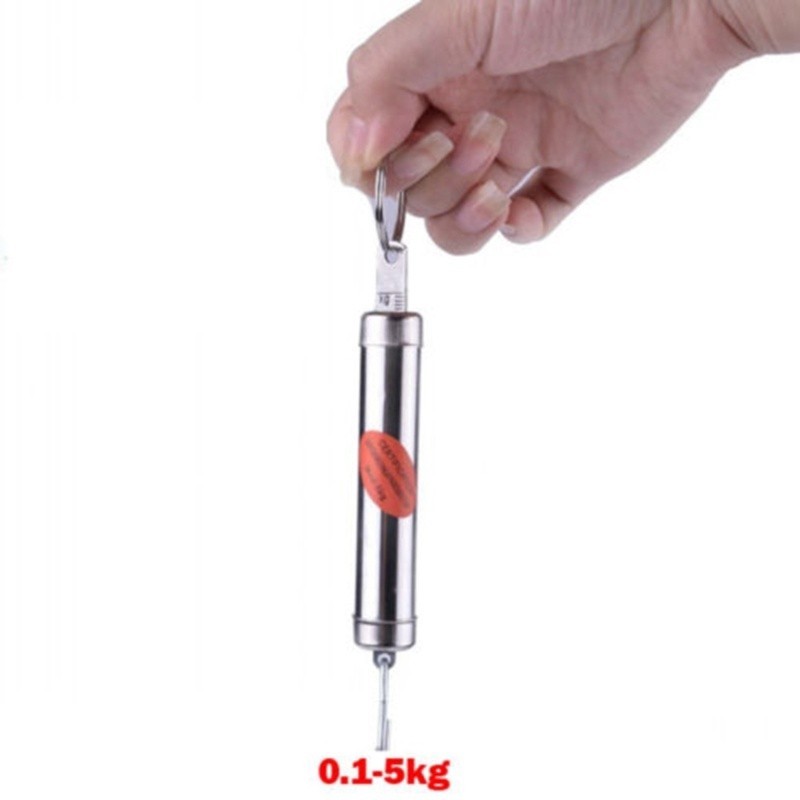 5kg Mechanical Spring Scale Tension Scale Dynamometer Tube Scale Hook ...