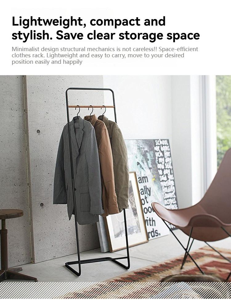 Bedroom Freestanding Metal Clothes Hat Rack Multifunctional Stainless ...