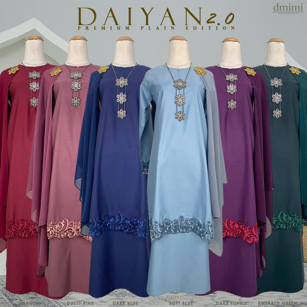 DMIMI Baju Kurung Moden DAIYAN | Kurung Moden Labuh | High Quality ...