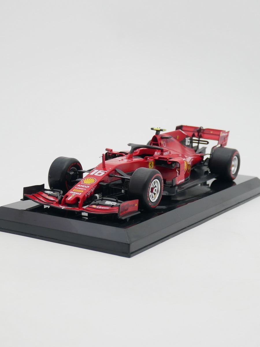 Voiture Télécommandée Burago 1/24 Ferrari SF90 Charles Leclerc - Rouge - NEUVE