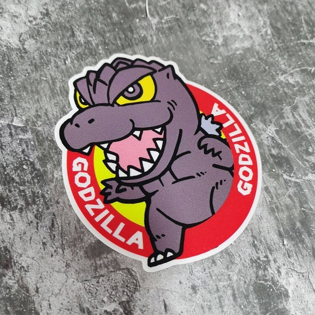 JDM Little Monster Anime Cartoon Waterproof Car Stickers Godzilla ...